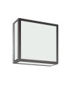 BACHELOR * PLAFÓN/APLIQUE EXTERIOR GRIS OSCURO LED IP65 - 14W - 3000K